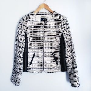 Sinéquanone Blazer Jacket w/Genuine Sheepskin Lea…